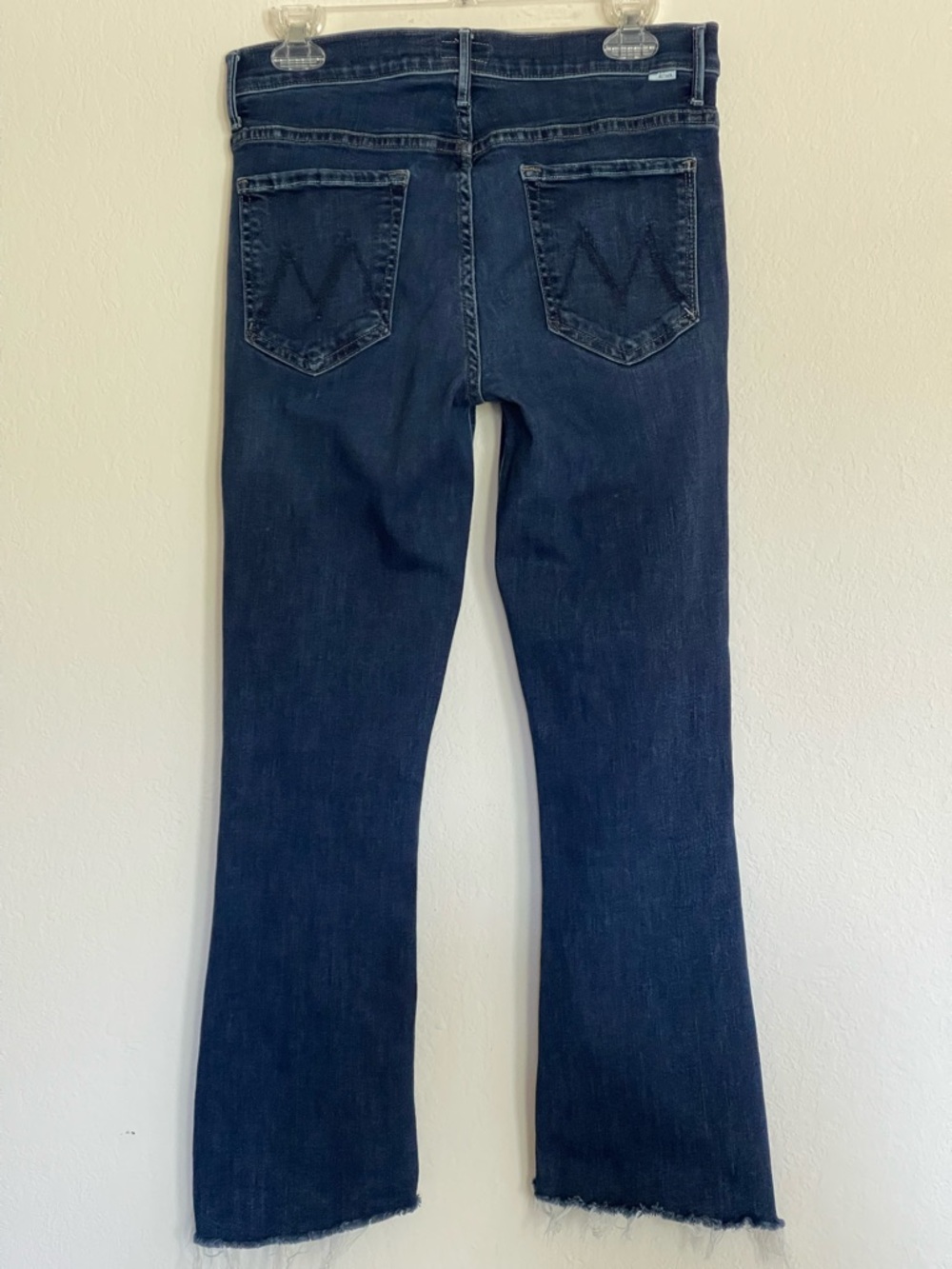 MOTHER The Insider Crop Step Fray Jeans Teaming Up Raw Hem Size 30 - Picture 2 of 16